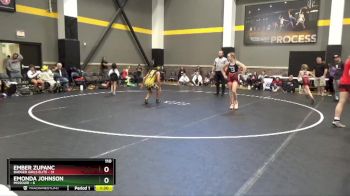 110 lbs Round 2 (4 Team) - Ember Zupanc, Badger Girls Elite vs Emonda Johnson, Missouri