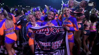 The Orange Rays Are Your Back-To-Back Large All Girl MAJORS Champs!