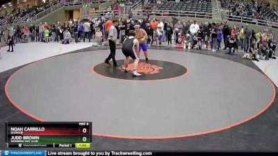 160+ Round 2 - Noah Carrillo, Glencoe vs Judd Brown, Newberg Mat Club