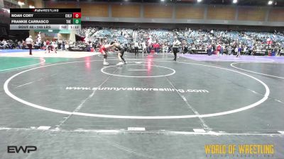 145 lbs Round Of 32 - Noah Cory, Culver Mat Club vs Frankie Carrasco, The Pride Of Nevada
