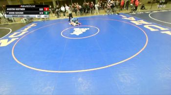144 lbs Cons. Round 6 - John Gough, Unattached vs Austin Kistner, Unattached