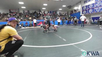 49 lbs 3rd Place - Sterling Stratton, Bristow Elementary Wrestling Club vs Josiah Rosas, Piedmont