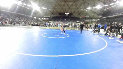 62 lbs Champ. Round 1 - Oakley Bartholomew, Enumclaw Yellow Jackets Wrestling Club vs Kasper Kogut, Kitsap Ironman Wrestling Club