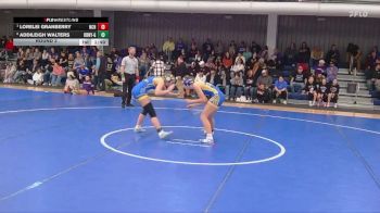 135 lbs Round 3 - Lorelei Granberry, Norton Community HS vs Addileigh Walters, Kearney