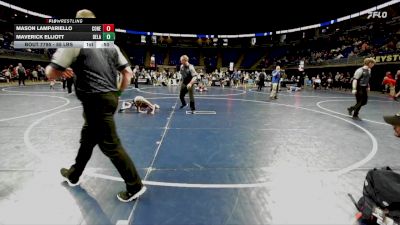 55 lbs Final - Mason Lampariello, Conestoga Valley vs Maverick Elliott, Delaware Valley