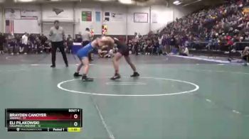 120 lbs Quarterfinals (8 Team) - Brayden Canoyer, Waverly vs Eli Pilakowski, Columbus Lakeview