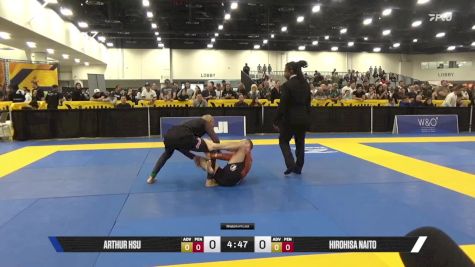 Hirohisa Naito vs Arthur Hsu 2025 World IBJJF Jiu-Jitsu No-Gi Championship