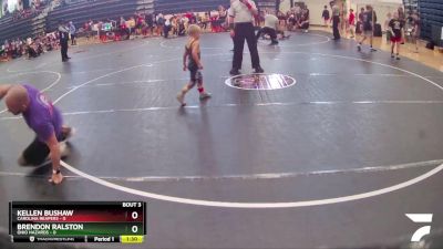 45 lbs Round 1 (6 Team) - Brendon Ralston, Ohio Hazards vs Kellen Bushaw, Carolina Reapers