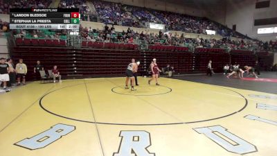 190 lbs Quarterfinal - Landon Bledsoe, Fountain Inn vs Stephan La Presta, Colleton County