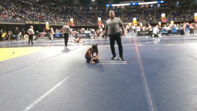 85 lbs Consy 2 - Rylee Brozik, Jefferson Morgan vs Bridget Bradley, South Eastern