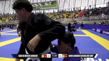 David Leonardo Oliveira Dos Sant vs Cauã De Melo De Carvalho 2025 Brasileiro Jiu-Jitsu IBJJF