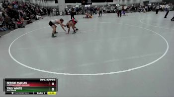 150 lbs Cons. Round 5 - Trig White, Wisconsin vs Sergio Macias, Mustang Wrestling Club