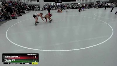 150 lbs Cons. Round 5 - Trig White, Wisconsin vs Sergio Macias, Mustang Wrestling Club