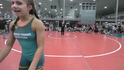 105 lbs Rr Rnd 3 - Ava Perretta, Central Pennies - Girls vs Cidney Schaffer, Steel Valley Vixens - Girls