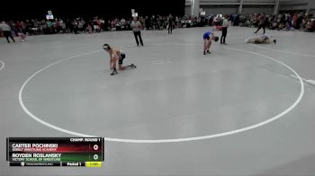 96 lbs Champ. Round 1 - Royden Roslansky, Victory School Of Wrestling vs Carter Pochinski, Sebolt Wrestling Academy