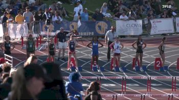 High School Girls' 100m Hurdles Varsity, Semi-Finals 1