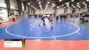 285 lbs Round Of 16 - Jacob Howland, NJ vs Carter Sparks, GA