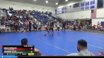 106 lbs Cons. Round 3 - Jesus Morales, Tustin High School vs Dienekes Kylis, Wine Country Wrestling Academy