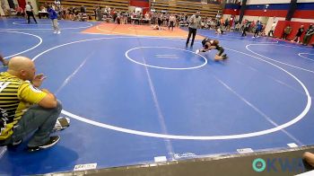 84 lbs Quarterfinal - Easton Smith, Rollers Academy Of Wrestling vs Maddox Abney, Broken Bow Youth Wrestling