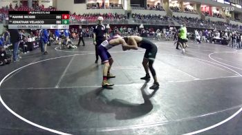 140 lbs Cons. Round 2 - Jonathan Velasco, Rocks Wrestling Club vs Kahne Mcgee, Norris Wrestling Club