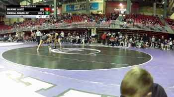 145 lbs Round 2 (6 Team) - Maxime Lantz, Eaglecrest vs Cristal Gonzalez, Minden