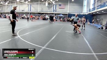 80 lbs Round 3 (6 Team) - Joseph Fleming, Mat Assassins Black vs Finn Wheeler, Brawler Elite