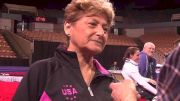 Martha Karolyi on Kyla Ross' Injury and her Hopes for Katelyn Ohashi and Simone Biles at the 2013 American Cup