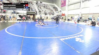 U17 Women - 49 lbs Cons. Round 3 - Myla Woolridge, MO vs Felicity Tarango, TX