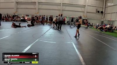 100 lbs Finals (2 Team) - Shamil Islamov, OMP vs Brady Booth, Lake WC