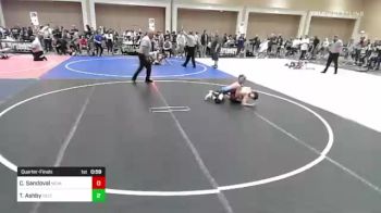 70 lbs Quarterfinal - Cooper Sandoval, Nevada Elite WC vs Trystyn Ashby, Delta WC