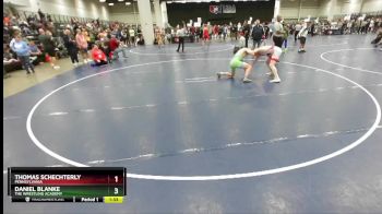 150 lbs Semifinal - Thomas Schechterly, Pennsylvania vs Daniel Blanke, The Wrestling Academy