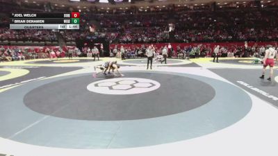 165 lbs Quarters - Brian Denamen, West Geauga vs Joel Welch, Col. DeSales