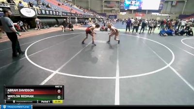 158-166 lbs Round 2 - Abram Davidson, IL vs Waylon Redman, AR