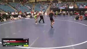 165 lbs Champ. Round 1 - Richard Jackson, Lourdes vs 2 Sid Ohl, Life