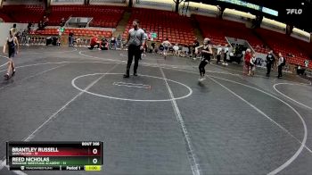 64 lbs 5th Place Match - Brantley Russell, Unattached vs Reed Nicholas, Donahue Wrestling Academy