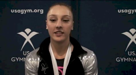 Alex McMurtry eats a chocolate chip muffin, wins Nastia Liukin Cup