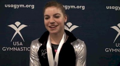 Samantha Partyka on her third place finish at the Nastia Liukin Cup and looking ahead to college