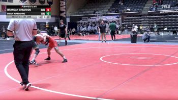 141 lbs Round Of 16 - Brandan Chletsos, Rutgers vs Ryan Hartung, Binghamton