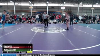 110 lbs Cons. Round 4 - Zak Wood, Sandpoint Legacy Wrestling vs Jesus Collado, Syringa Middle School