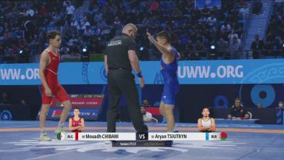57 kg Qualif. - Mouadh Chibani, Algeria vs Aryan Tsiutryn, Belarus