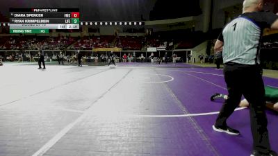 197 lbs Round Of 16 - Diara Spencer, Fresno State vs Ryan Krimpelbein, Life