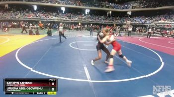 6A 132 lbs Quarterfinal - Ufuoma Abel-Obovwemu, Langham Creek vs Kathryn Kaminski, Conroe Caney Creek