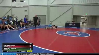 120 lbs Placement Matches (8 Team) - Thomas Giere, Alabama vs Marcelo Pozo, Virginia