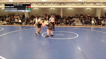 285 lbs Round 3 (16 Team) - Isaiah Cisneros, Millard West vs Daniel Gray, Lincoln Southeast