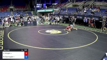 120 lbs Cons 32 #2 - Hayden Wright, Oklahoma vs Myles Burroughs, New Jersey