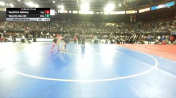 100 lbs Quarterfinal - Maliya Halpin, Borah vs Maritza Medina, Caldwell