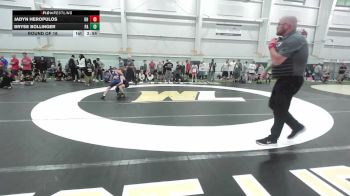 80 lbs Round Of 16 - Jadyn Heropulos, OH vs Bryse Bollinger, PA