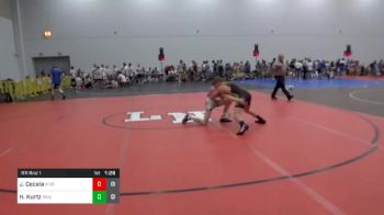 106 lbs Rr Rnd 1 - Joey Cecala, Illinois Cornstars Black vs Hunter Kurtz, Ragin Raisins
