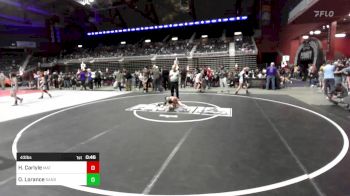 43 lbs Final - Hunter Carlyle, Mat Demon WC vs Oaken Lorance, Sanderson Wrestling Academy