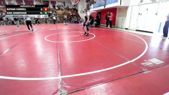126 lbs Cons. Round 3 - Nathan Carroll, San Clemente vs Saul Daneshvar, Palisades